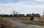 NS 9735 leads a 180+ car 350-05 eastbound